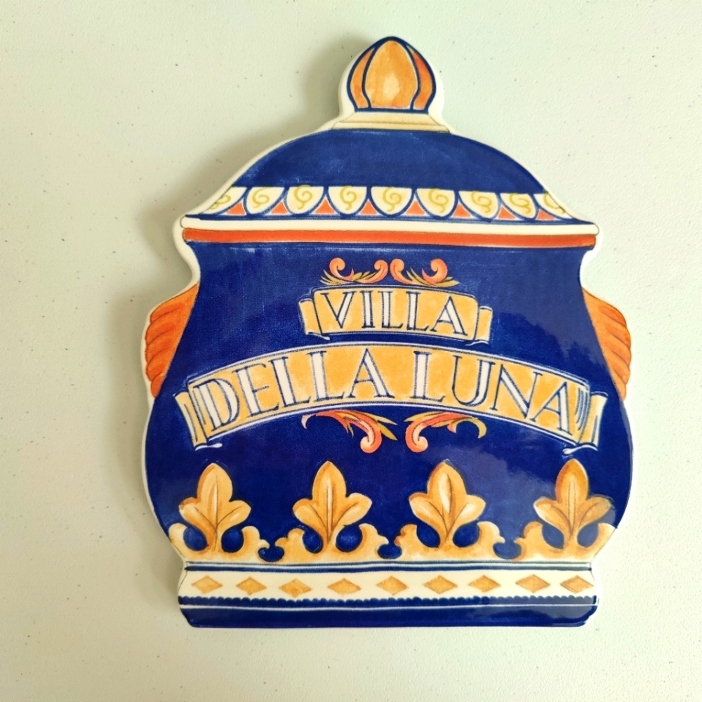 NWT Pfaltzgraff Villa Della Luna "Ten Years & Still in Love" Anniversary Trivet